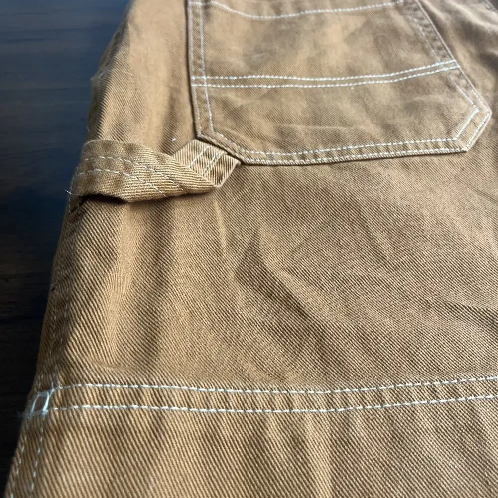 NWT Old Navy Size 2 Sly Fox Rust 100% Cotton Twill High Rise Utility Mini Skirt - Picture 6 of 12